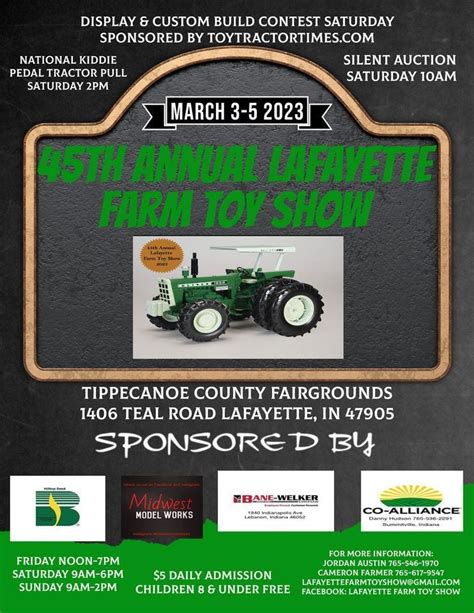 2023 PA Farm Show. . Lafayette farm toy show 2023